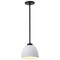 Nuvo Collins - 8 Inch Mini Pendant - with White Ceramic 60/8012 - alternate 2